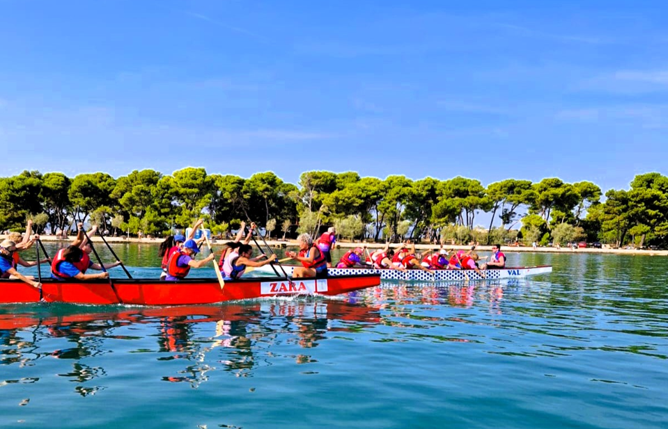 Dragonboat Klub Zadar na vodi